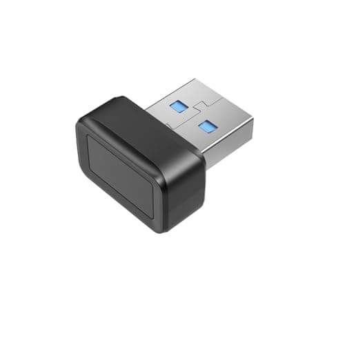 Image of VONNST USB Fingerprint Key Reader Advanced Touch Speedy Matching Security Access Window Hello Fingerprint Reader for Windows10/11 Laptops Computer