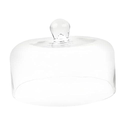 Image of Baoblaze Clear Cake Dome Cover Serving Dome Clear Decorative Food Tent Food Cover Lid for Serving Platter Kitchen Catering Outdoor Indoor Restaurant Home Cake Stand Plate,Style A-23.5 * 13.9cm