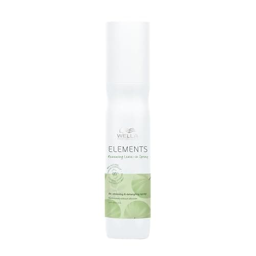 Image of Wella Professionals Elements Renewing Leave-In Spray - Strengthening Hairspray With Aloe Vera & Vitamin E For Dyed Hair - Protects Against Breakage & Restores Shine 150ml