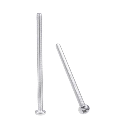 Image of TA-VIGOR 30Pcs Cross Pan Head Machine Screws, M4x70mm Phillips Round Head Screws Bolts for Machinery, Furniture, Car, Motorcycle Repair, Electronic Products, Ship Assembly, and DIY