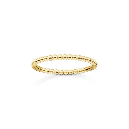 Image of Thomas Sabo Sterling Silver Elegant Ring 18k Gold Plating Recycled 925 Silver, Women, TR2122-413-12-54