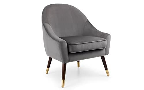Image of Julian Bowen Elliot Arm Chair - Grey Accent Chairs