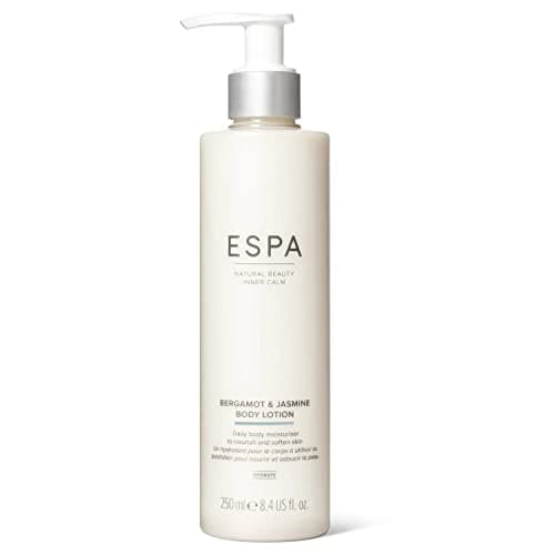 Image of ESPA Bergamot & Jasmine Body Lotion 250ml | Moisturises, Nourishes & Softens | Luxurious Blend of Pure Essential Oils | 100% Natural Fragrance