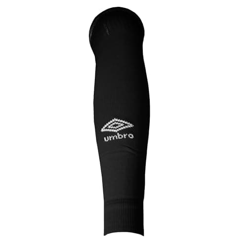 Image of Umbro Mens Diamond Leg Sleeves (L) (Black/White)