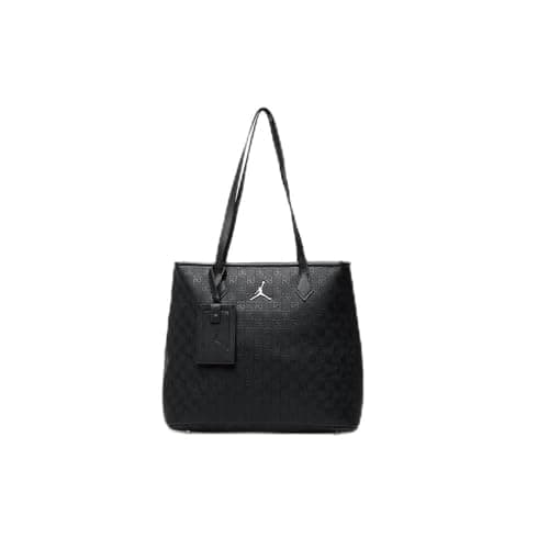 Image of NIKE Jam Monogram Tote Bag, Size Medium K5X - Black Gold One Size, K5x - Black Gold, One size