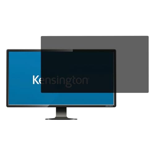Image of Kensington Monitor Screen Privacy Filter 23.8 Inch, 16: 9, LG, ViewSonic, Samsung - limits viewing angle supporting GDPR compliance, reduced blue light via anti-glare coating