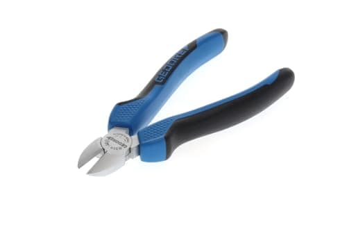 Image of GEDORE Side Cutter for Medium Hard Wire to 1.6 mm Dia., Swedish Pattern, Non-Slip Grips, Hardened, Length 160 mm, 8314-160 JC