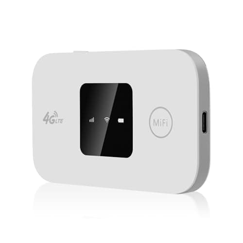 Image of 4G/5G Portable Wifi Travel Router,Pocket 4G LTE Internet Hotspot with SIM Card Slot,Network Smart Router Internet Up To 10 Users for Travel Phone Computer Laptop