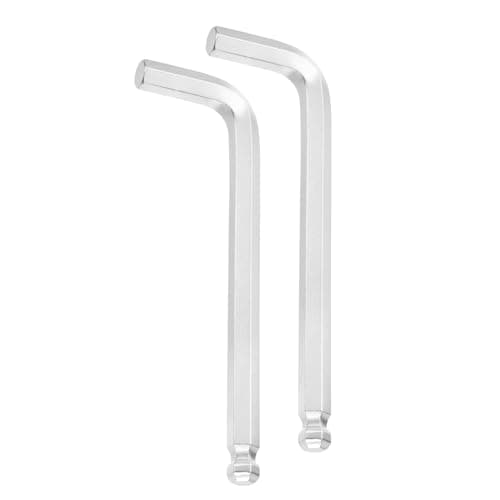 Image of sourcing map 2pcs Ball End Hex Key Wrench 14mm CR-V Steel L-Shape Hexagon Metric Wrenches Repairing Tool for Home DIY Bike Motorcycle Repair