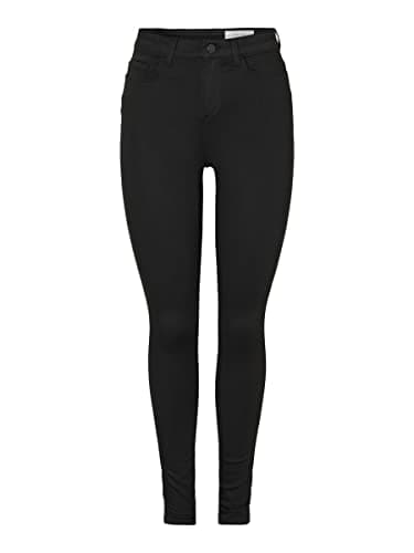 Image of Noisy may NMCALLIE Female Skinny Fit Jeans High Waist, Black, 30W x 32L