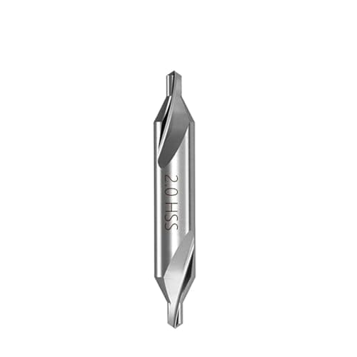 Image of HSS Center Drill Bits, HSS Center Drill Bit 60 Degree Metal Hole Drilling 1.0-6.0mm(2.0mm)