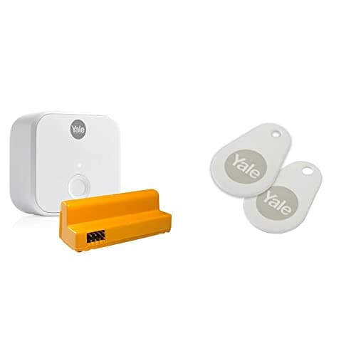 Image of Yale Connect Wi-Fi Bridge + Yale Access Module & P-YD-01-CON-RFIDT-WH, White, Pack of 2
