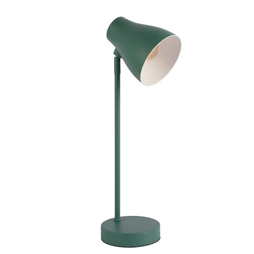 Image of TEKLED® LED Desk Lamp | Elegant Rotatable Table Light in Assorted Colors | Replaceable E27 Edison Screw Bulb Holder | for Bedside Reading Office Work Architects Students - Sea Green