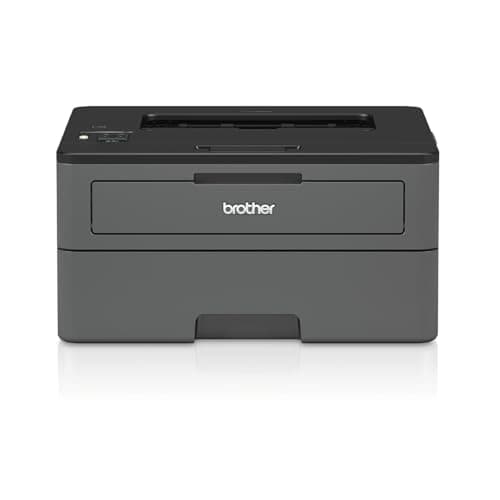 Image of Brother HL-L2375DW Mono Laser Printer - Single Function, Wireless/USB 2.0, 2 Sided Printing, A4 Printer, Small Office/Home Office Printer, Dark Grey/Black