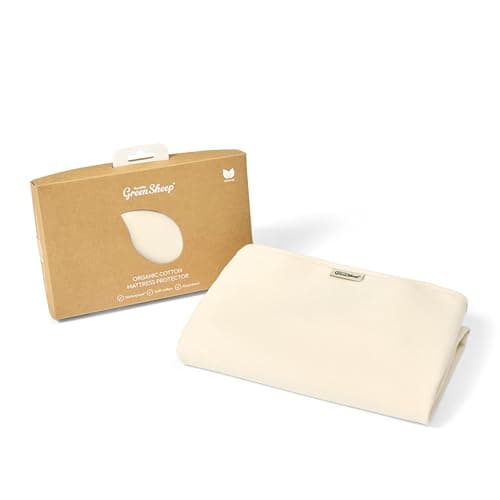 Image of The Little Green Sheep Waterproof Mattress Protector - Next to Me 50 x 83 cm
