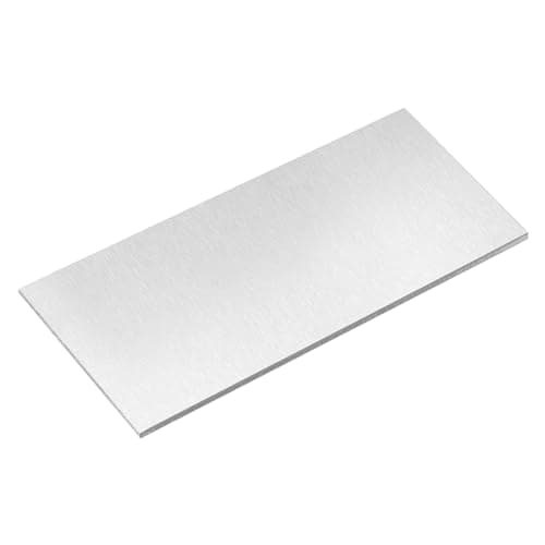 Image of sourcing map 6061 Aluminum Sheet, 200mm x 100mm Rectangle Aluminum Plate 3mm Thick Flat Metal Stock for Industry Welding Crafting