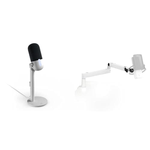 Image of Elgato Online Meeting Kit – USB Microphone with Low-Profile Mic Arm, Tap-to-Mute, Cable Management, Ideal for Home Office, Meetings, and Workspaces, Teams, Zoom, Slack, Discord, Plug & Play for Mac/PC