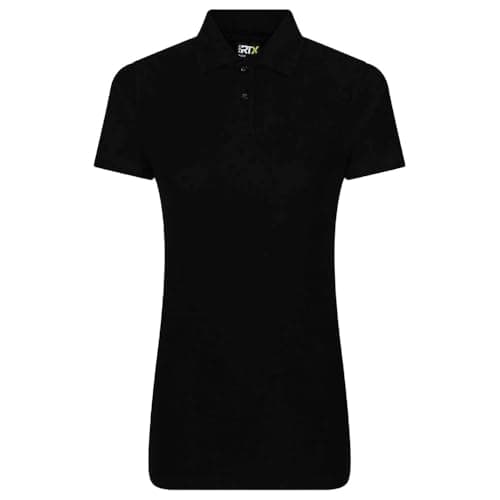 Image of PRO RTX Womens/Ladies Polo Shirt (M) (Black)