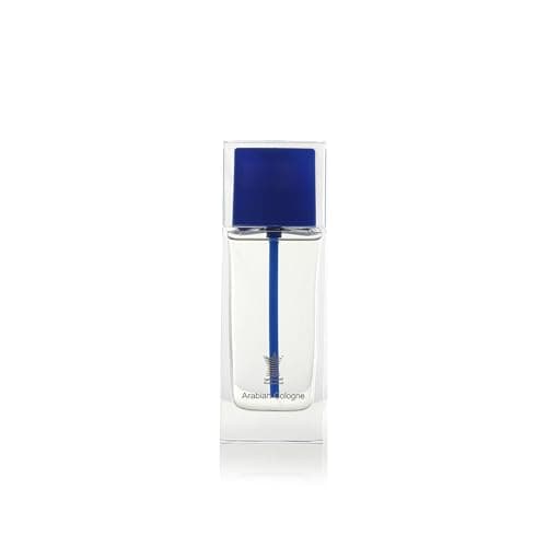 Image of Arabian Oud Cologne Blue - Eau de Cologne for Him - Floral Fougère Fragrance with Notes of Black Pepper, Lavender and Bergamot - 100ml