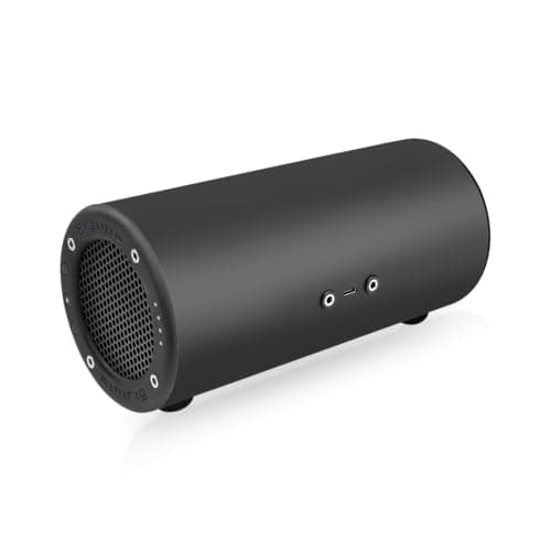 Image of MINIRIG Subwoofer 4 Portable Subwoofer – Deep Bass Wireless Speaker System, 100 Hour Battery, Modular Audio System 4, USB C Charging, Custom 3 Inch Neodymium Driver, Made in UK (Black)