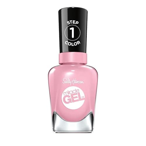 Image of Sally Hansen Miracle Gel, Pinky Promise, Gel-Like Nail Polish, NO UV Light Required, Chip-Resistant, Long Lasting - Up to 8 days, Easy to Use, Salon Quality Results, Vegan Formula, 14.7ml