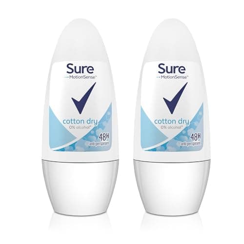 Image of Sure Women Cotton Ultra Dry 24H Anti Perspirant Roll On 50 Ml - Pack of 2