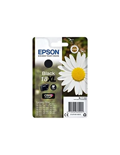 Image of Epson 18XL Black Daisy High Yield Genuine, Claria Home Ink Cartridge