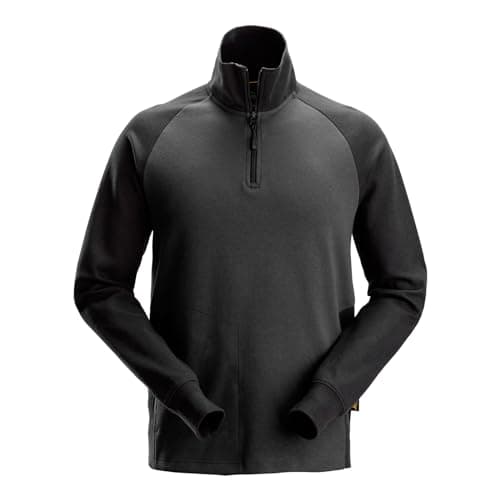 Image of Snickers Workwear Two Coloured Zip Sweatshirt 2841 (UK, Alpha, L, Regular, Regular, Steel)