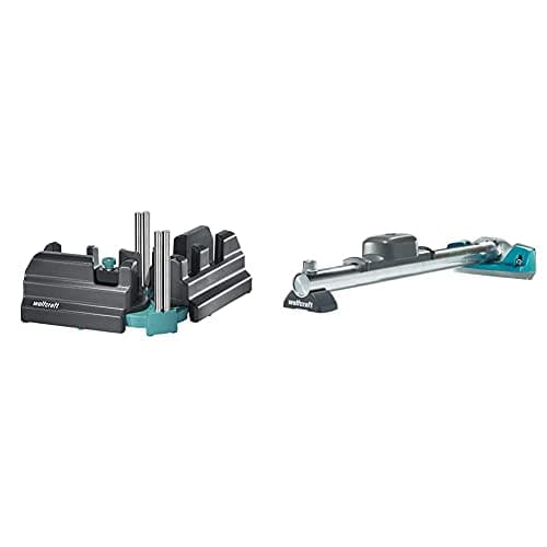 Image of wolfcraft Bevel and mitre Box I 6948200 I 2-in-1 Product for Precise baseboards & Hammer Pulling Ledge I 6945000 I 3-in-1 Product for Joint-Free Connection of Laminate and parquet