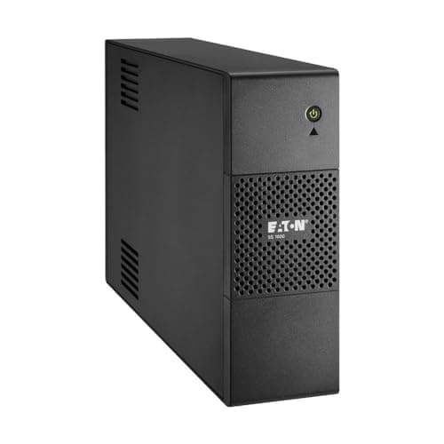 Image of Eaton Serie 5S Line‑Interactive UPS 5S1500IBS – 1500VA 900W Backup Power with AVR, 8× IEC‑C13 Outlets, RJ45 Surge Protection, USB Interface & BS Cable, Reliable Protection, Black (B09KNN6L99)