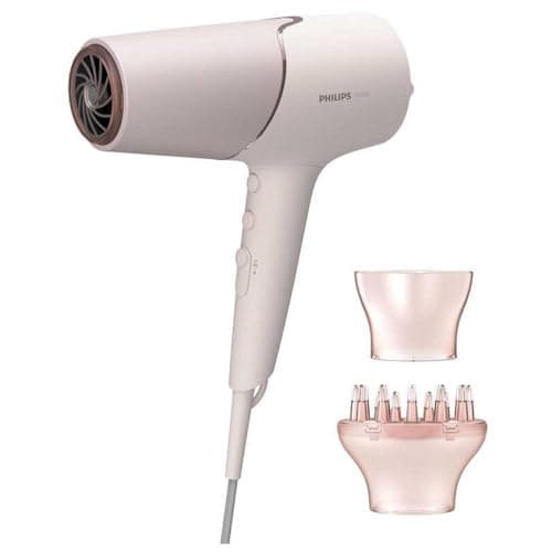Image of Philips Series 5000 Hair Dryer with ThermoShield Technology - 2300 W, Ionisation Function, 6 Heat and Speed Levels (Model BHD530/00)