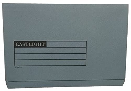 Image of Document Wallet Full Flap, 270gsm, Blue, Pack of 50