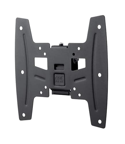 Image of One For All TV Bracket – Tilt (15°) Wall Mount – Screen size 19-43 Inch - For All types of TVs (LED LCD Plasma) – Max Weight 50kgs – VESA 75x75 to 200x200 – Black – WM4221