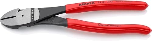 Image of KNIPEX High Leverage Diagonal Cutter with Plastic Coating 200 mm, 74 21 200