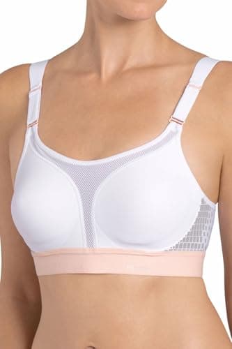 Image of Triumph Women's Triaction Extreme Lite N Sports Bra, White (White 0003), 40D (Manufacturer size: 90)
