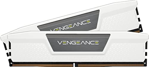 Image of CORSAIR VENGEANCE DDR5 RAM 32GB (2x16GB) Up to 6000MHz CL30-36-36-76 1.4V AMD EXPO & Intel XMP Desktop Computer Memory – White (CMK32GX5M2B6000Z30W)