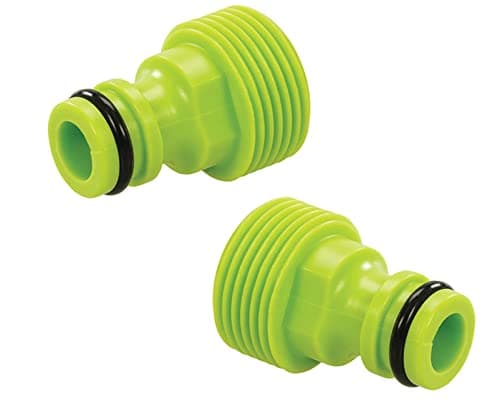 Image of UKDeals Direct® Garden Hose Pipe Connector Adaptor screw Hose Pipe adaptor 3/4" BSP Male Screw Type Accessory Connector Pack of 2