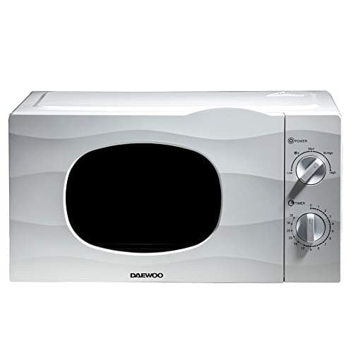 Image of Daewoo 20L, 700W Microwave |Auto Defrost Function |5 Power Settings | 35 Minute Timer Dial | Glass Turntable | - White Wave