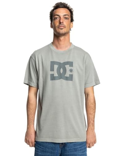 Image of Dcshoes T-Shirt DC Star Pigment DYE HSS Young Mens Grey S
