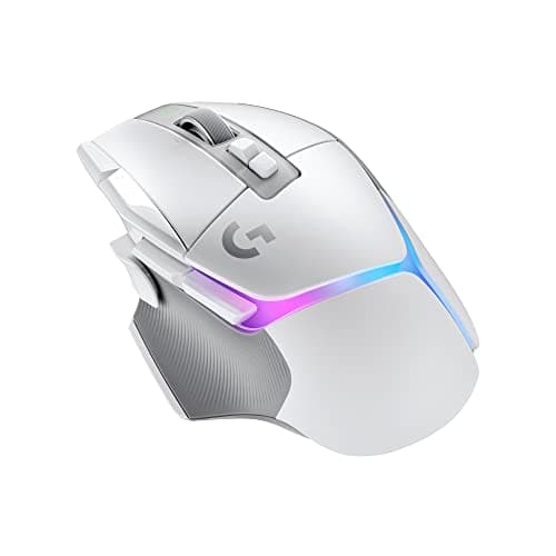 Image of Logitech G502 X PLUS LIGHTSPEED Wireless RGB Gaming Mouse - Optical mouse with LIGHTFORCE hybrid switches, LIGHTSYNC RGB, HERO 25K gaming sensor, compatible with PC - macOS/Windows - White