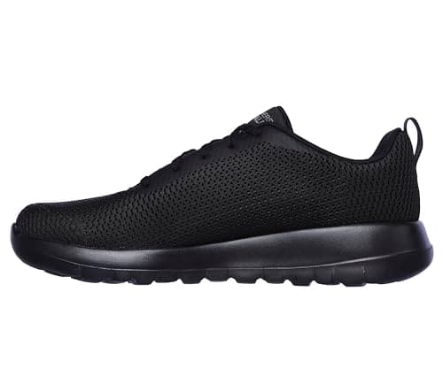 Image of Skechers Men's Go Walk Max Effort Trainers, Black Textile Trim, 7 UK