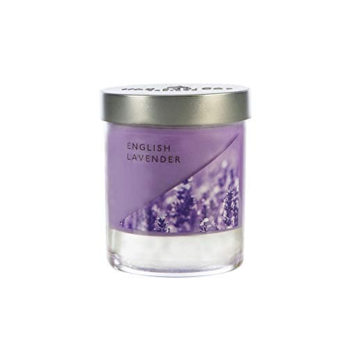 Image of WAX LYRICAL Small Wax Fill Candle English Lavender. Burn Time Approx 35 Hours Jar,Silver