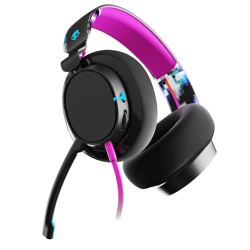 Image of Skullcandy SLYR Pro Multi-Platform Over-Ear Wired Gaming Headset, Enhanced Sound Perception, AI Microphone, Works with Xbox Playstation and PC - Black