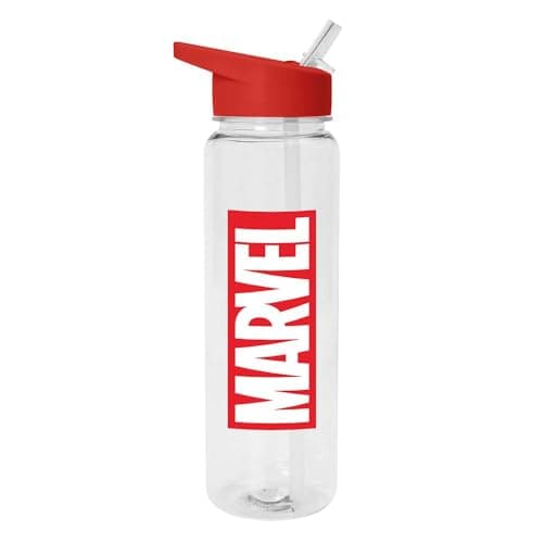 Image of Marvel 700ml Plastic Water Bottle for Kids, Men, Women - Official Gifts