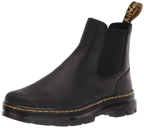 Image of Dr. Martens Unisex Chelsea Boot Combat, Black Wyoming, 4 UK