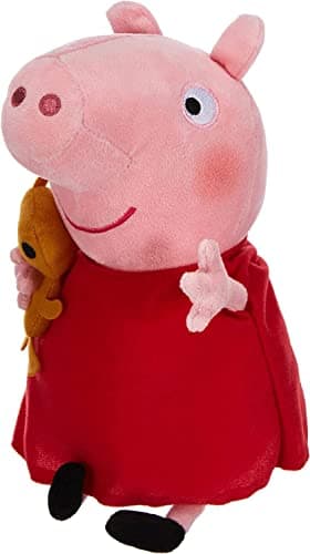 Image of TY Peppa Pig Beanie Buddy 21 cm – Soft Plush Toy Teddy, Kids Stuffed Animal Collectible Plushies, Cute Soft Toy Gift for Toddlers & Children