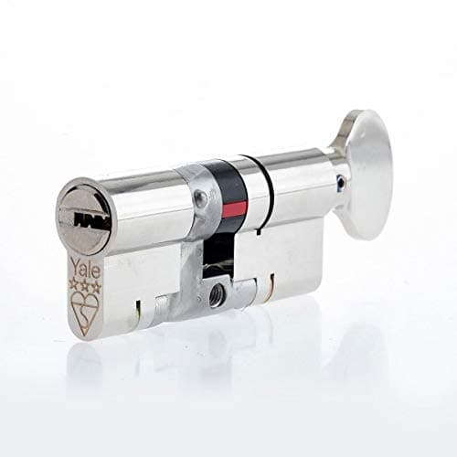 Image of Yale B-YS3-3535NT Anti-Snap 3 Star Euro Thumbturn Cylinder, High Security, 35:35 (70mm), Nickel Finish