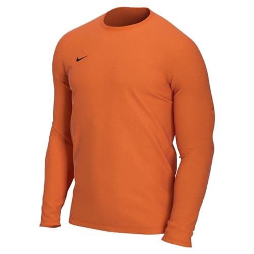 Image of NIKE Men's M Nk Dry Park Vii Jsy Ls T shirt, Orange, M UK
