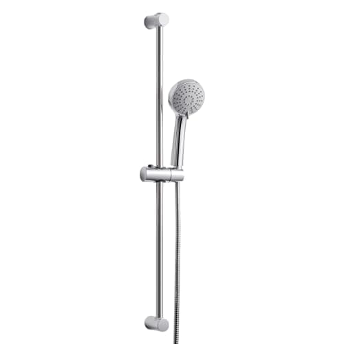 Image of OFFO Shower Riser Rail Kit, Shower Slide Bar 80cm with 3 Modes Shower Head and Hose Set, 1.6m Stainless Steel Hose, Height Adjustable for Bathroom Shower