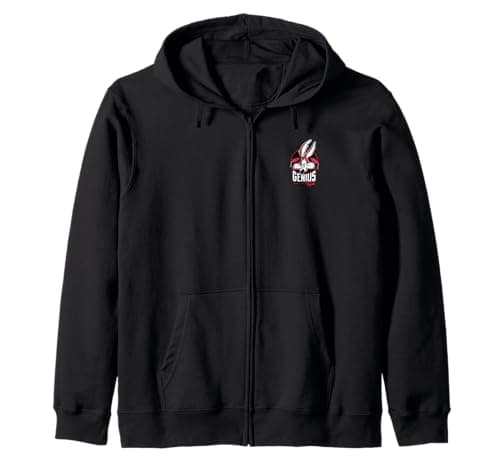 Image of Looney Tunes Wile E Coyote Genius Rockets Zip Hoodie